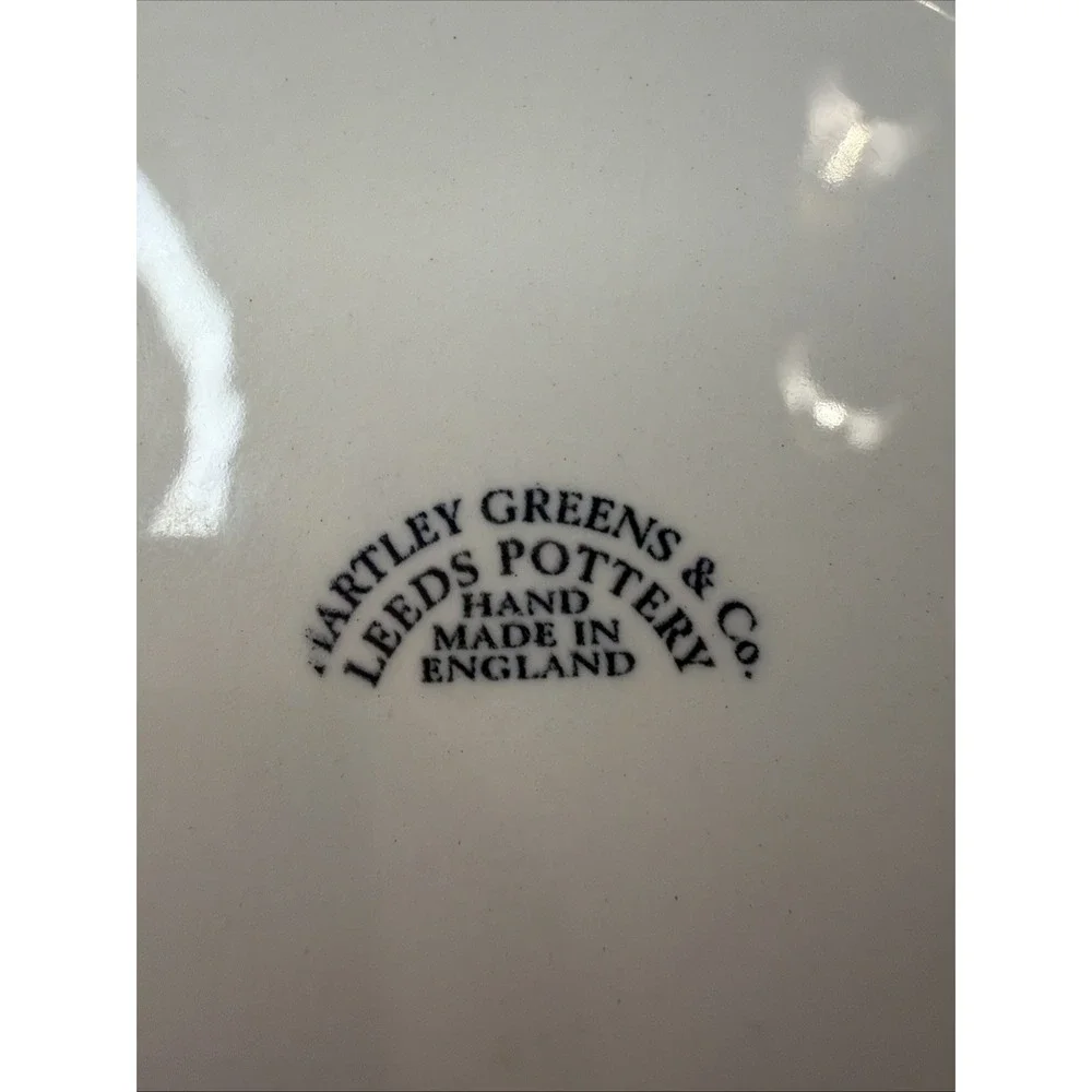 Vintage Leedsware Pierced Creamware Plate Leeds Pottery England, 7
